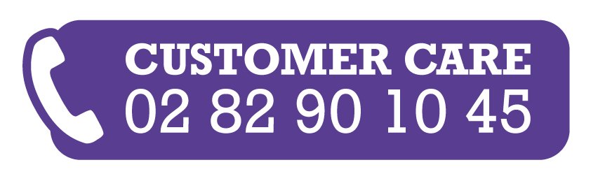 Customer Care 02 82 90 10 45